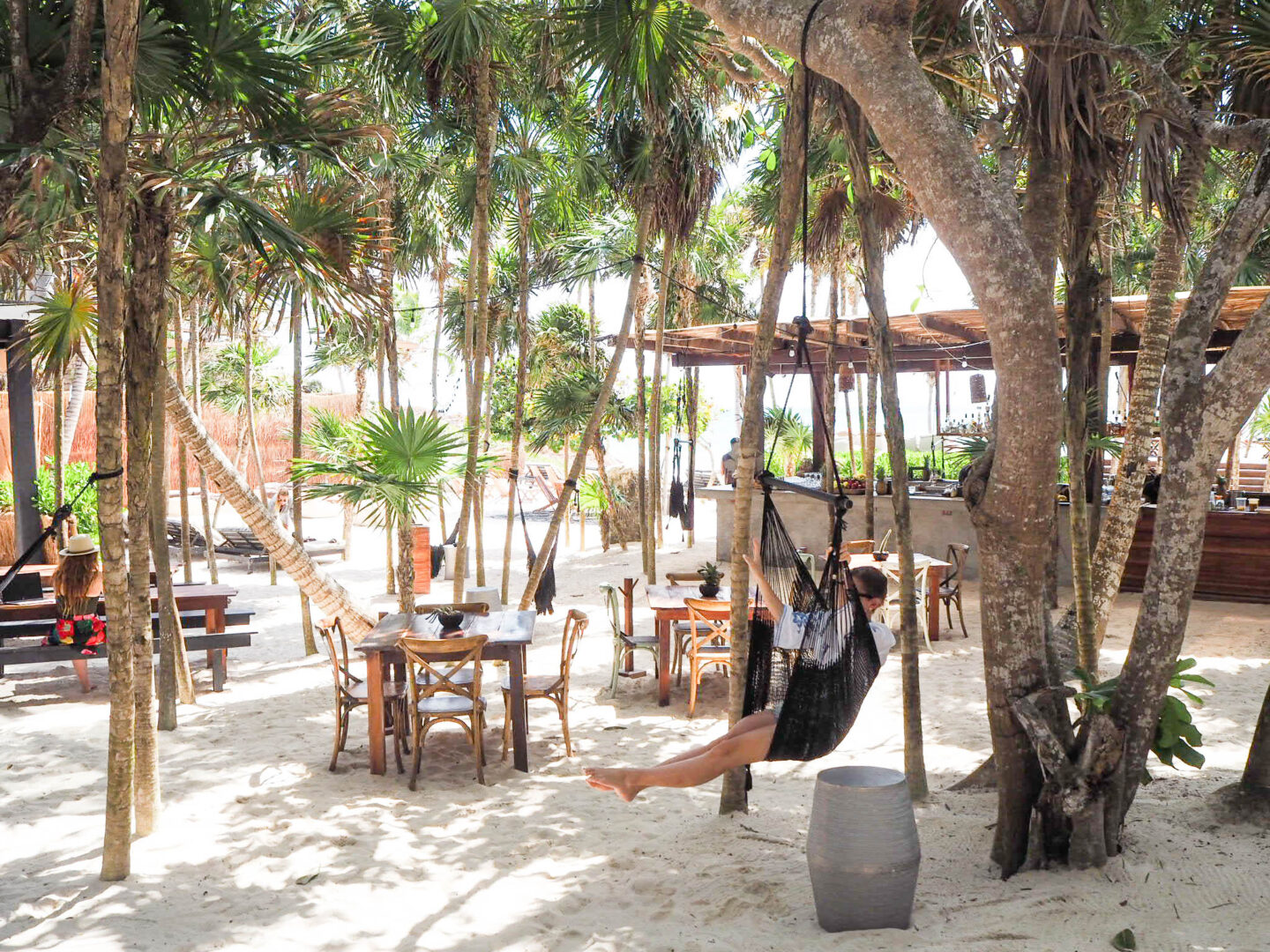 Tulum Mexico Habitas beach bar