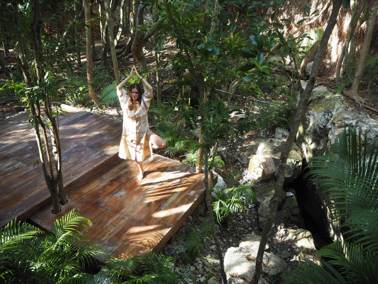 Tulum Mexico Habitas forest yoga