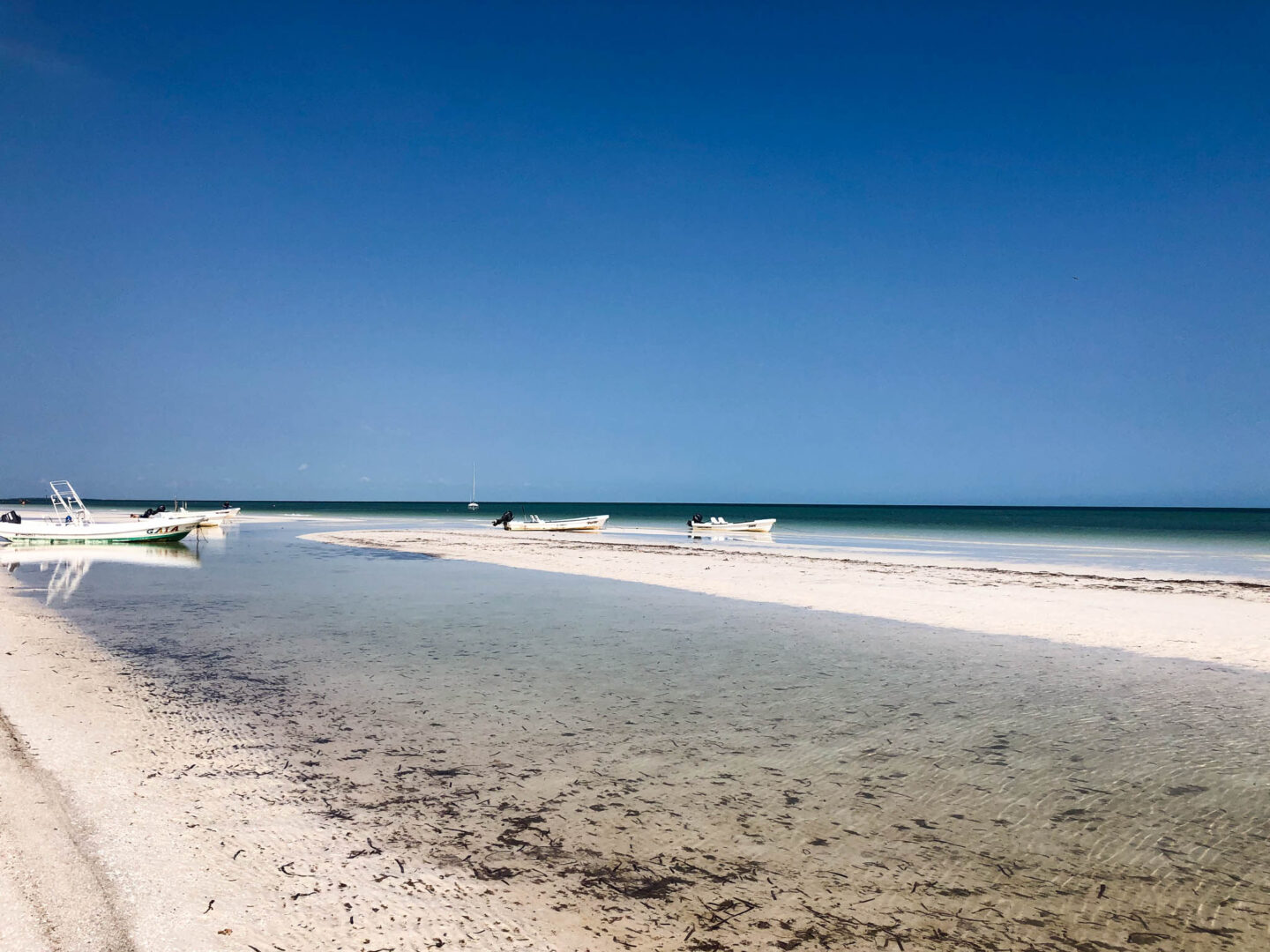 Holbox Mexico beach shallows
