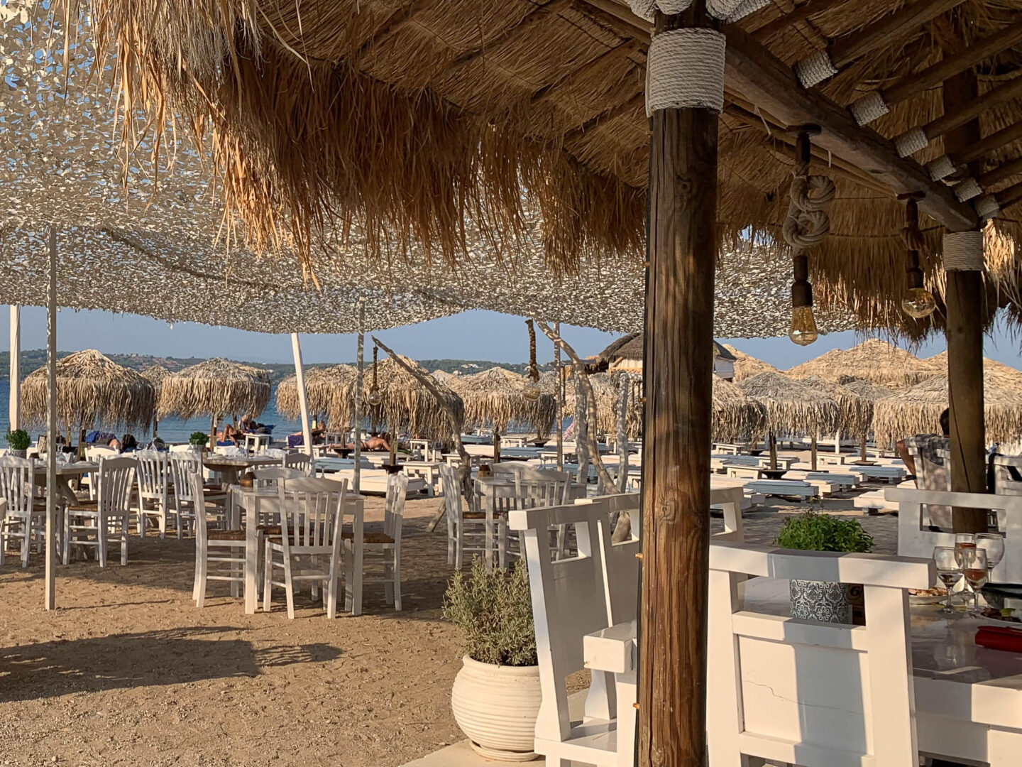Spetses Greece kaiki beach club