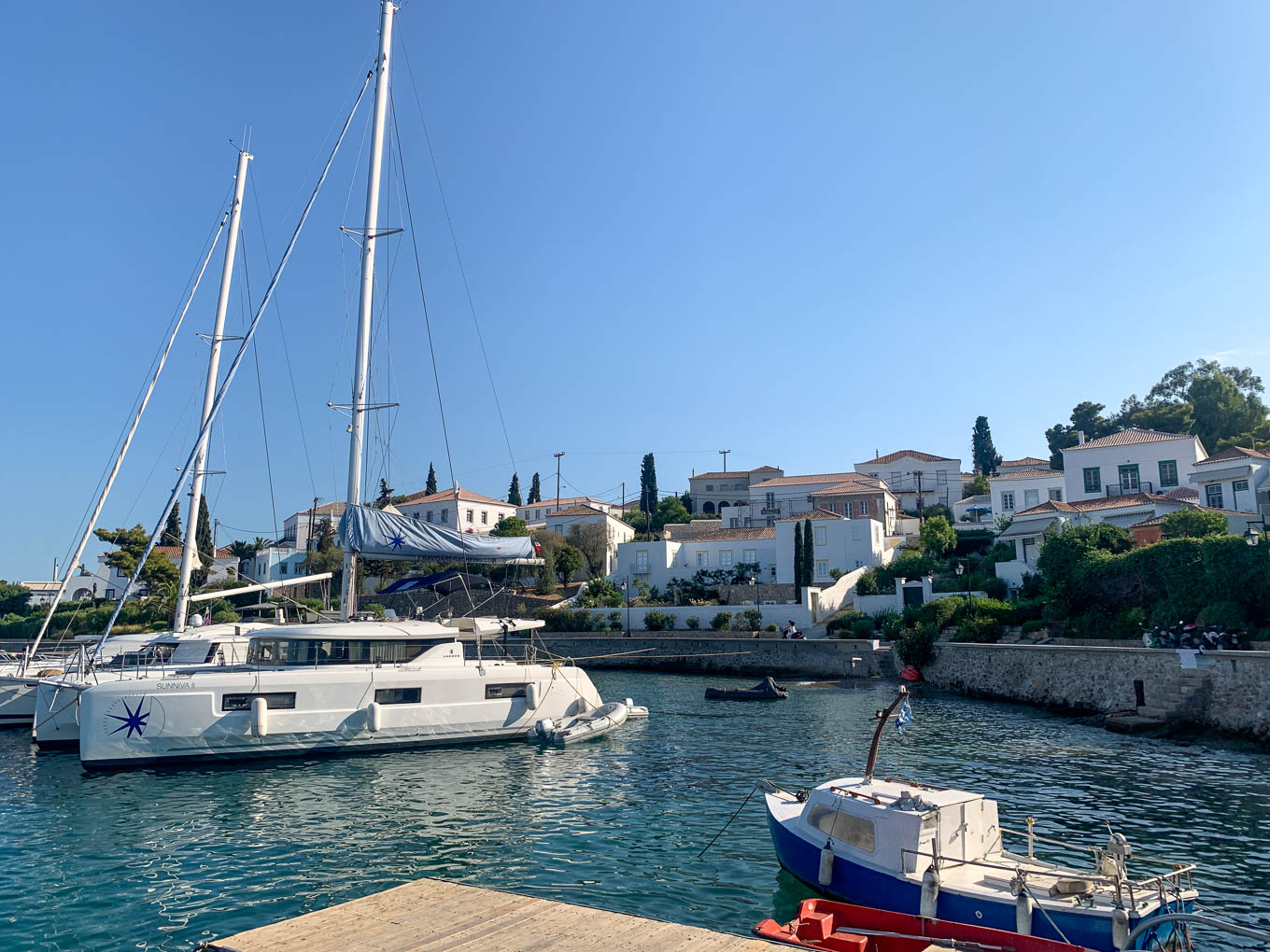 Spetses Old Port caiques