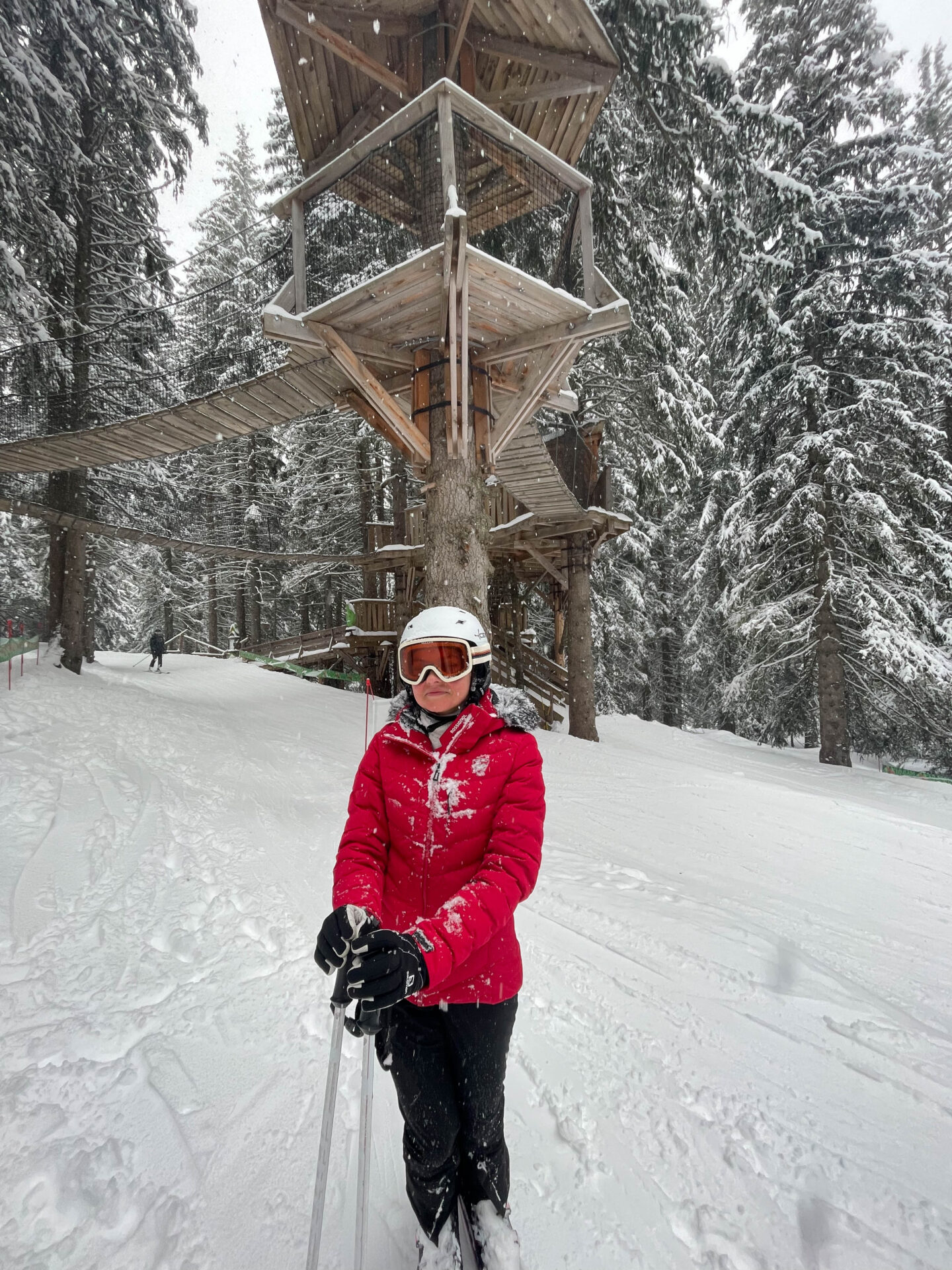 Avoriaz Stash snowy treehouse