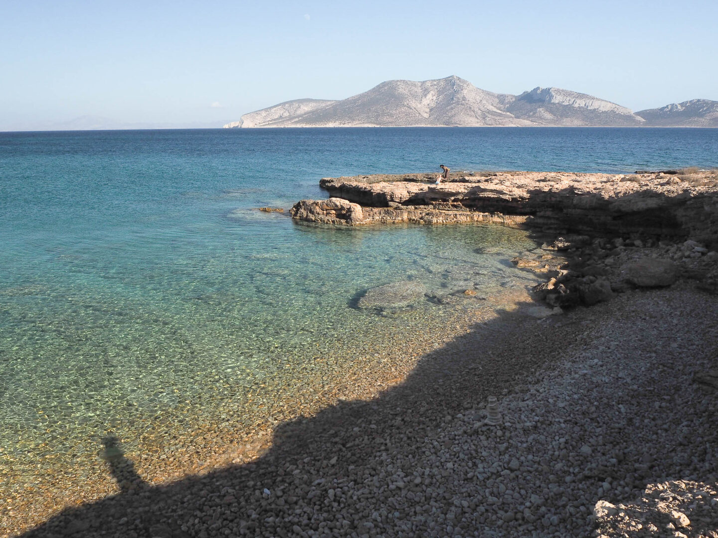 Koufonisia Greece beach with natural pool