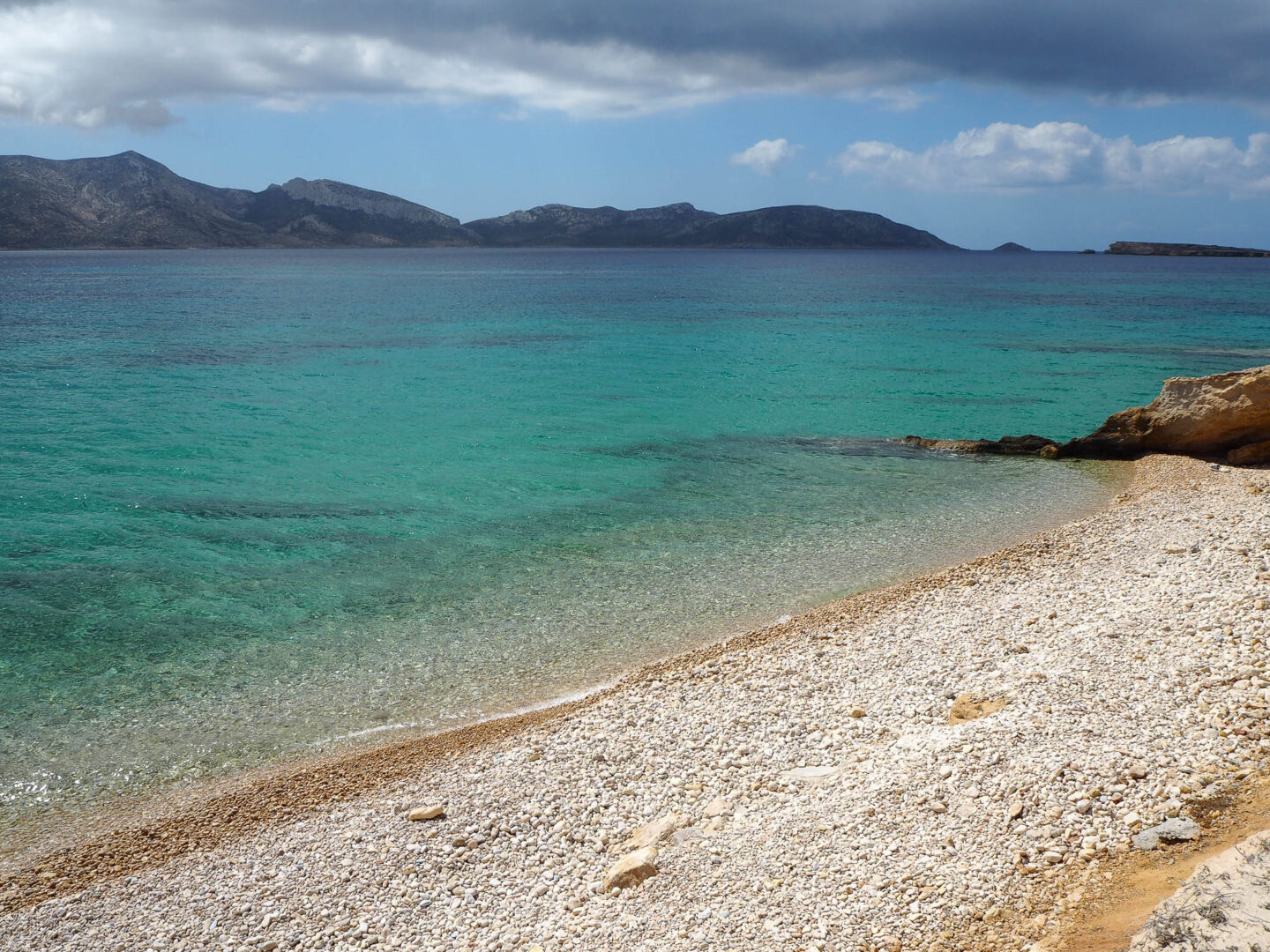 Koufonisia Greece pebble beach