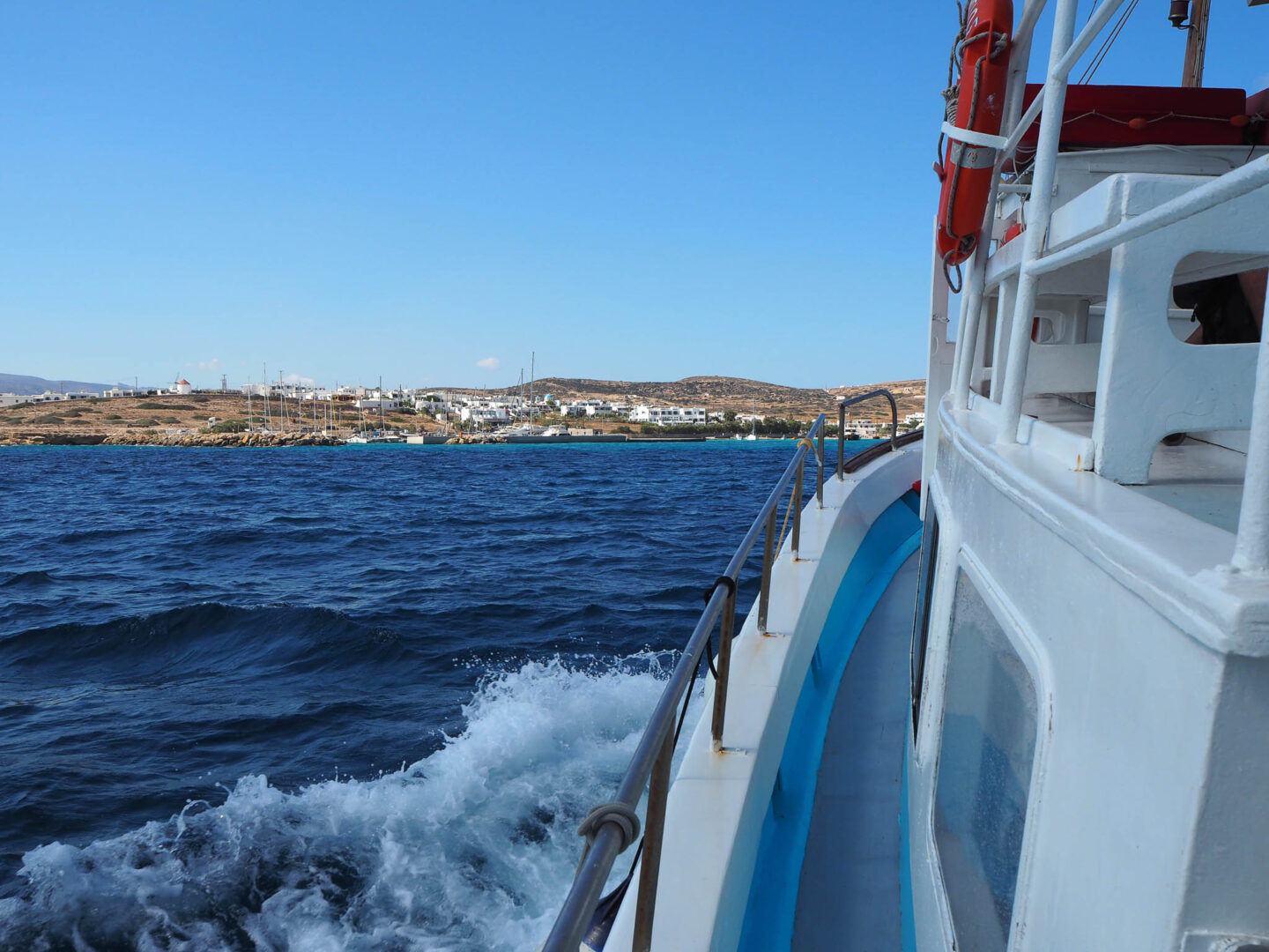 Koufonisia Greece view from boat