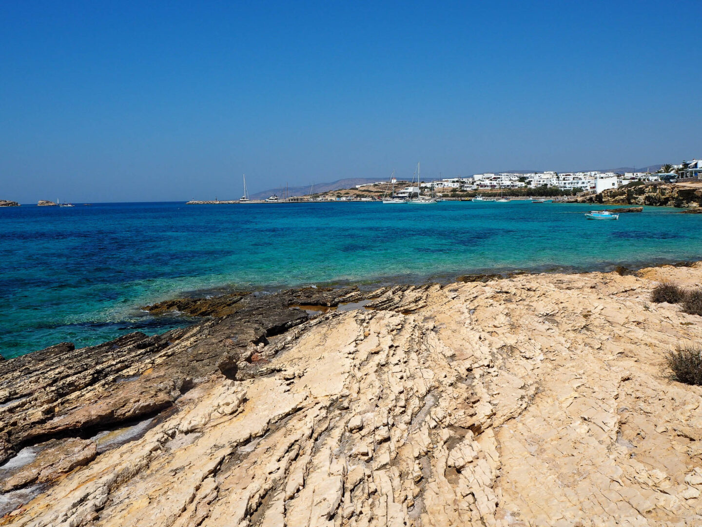 Koufonisia Greece view from the rocks