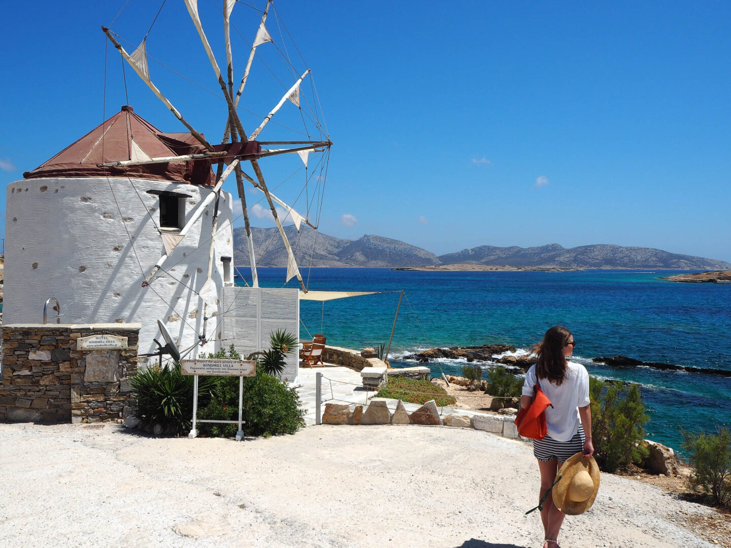 Koufonisia Greece windmill view