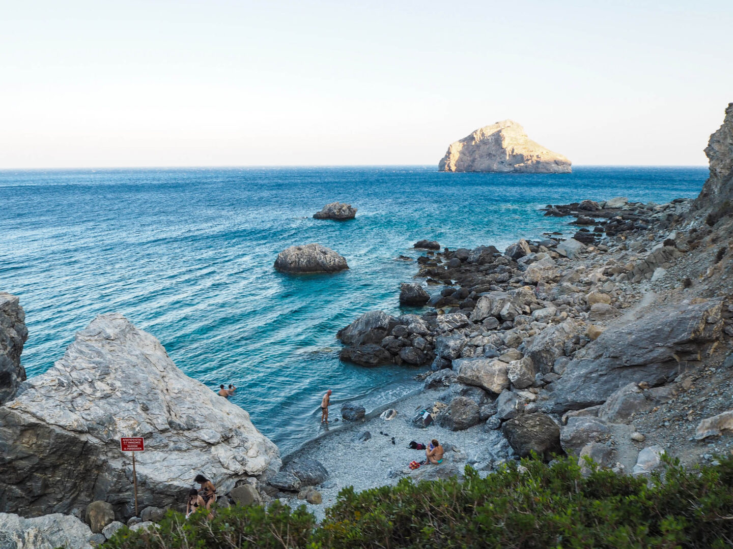 Amorgos Agia Anna beach