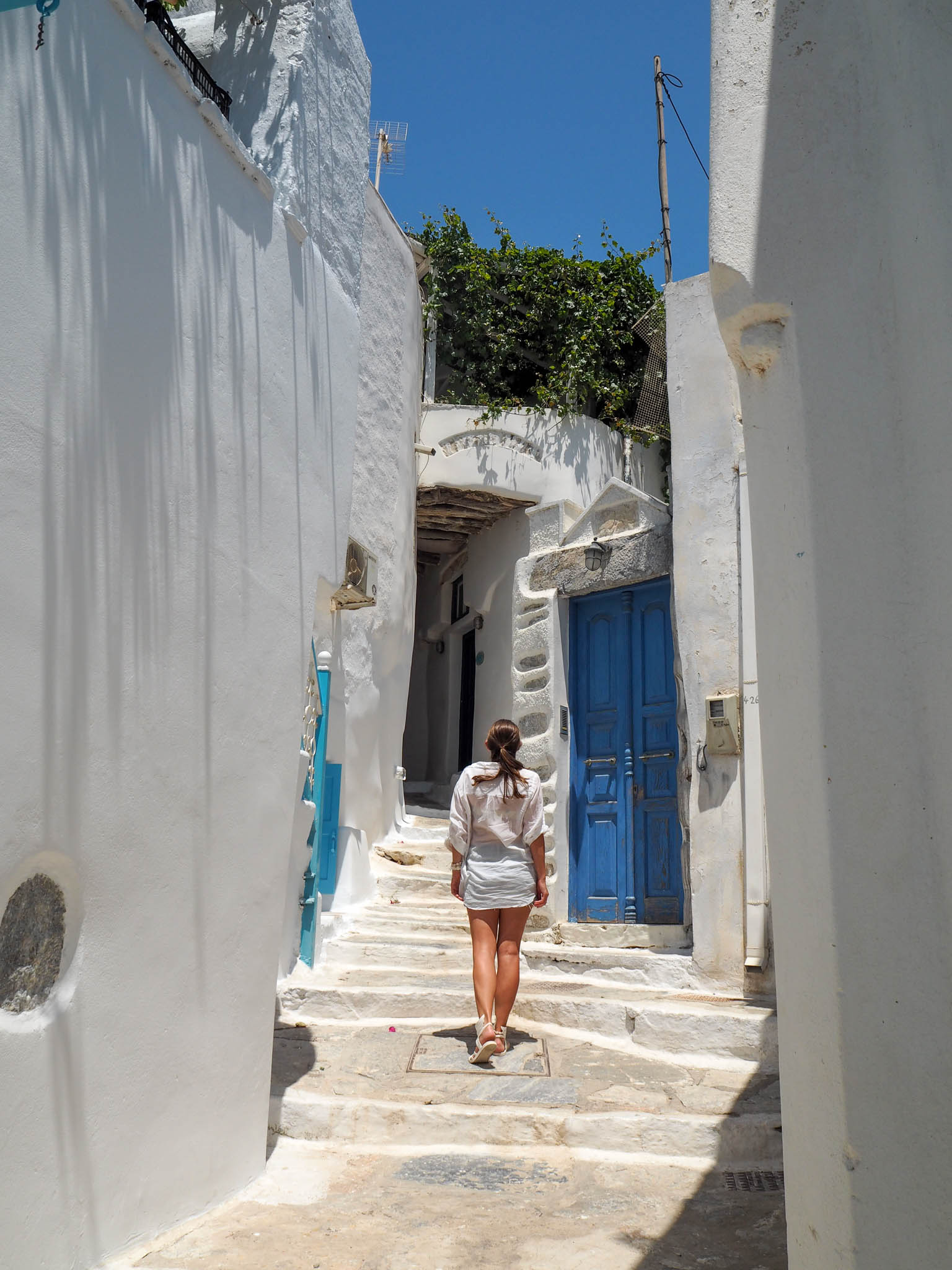 Amorgos Chora blue door