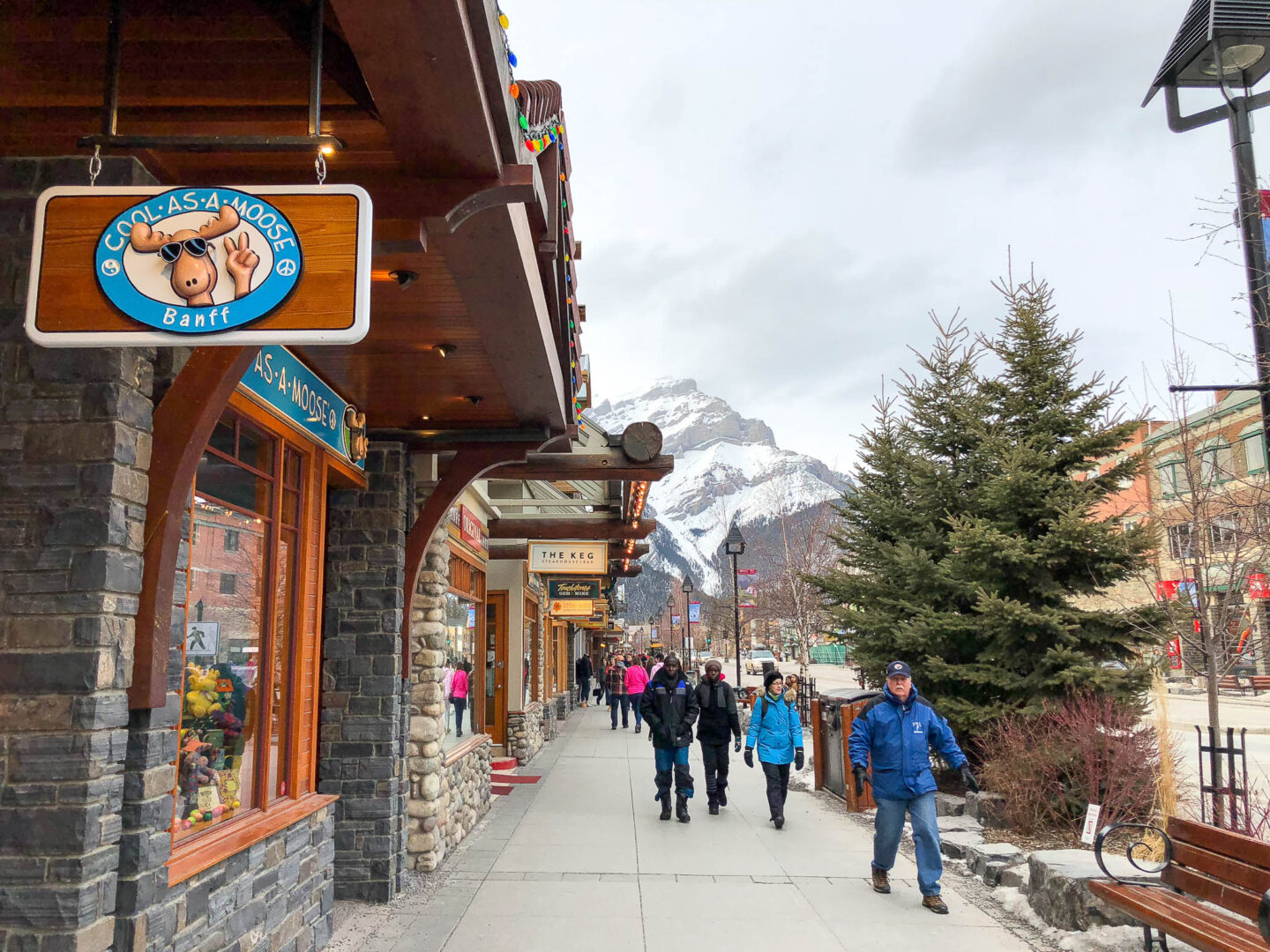 Banff town shopping