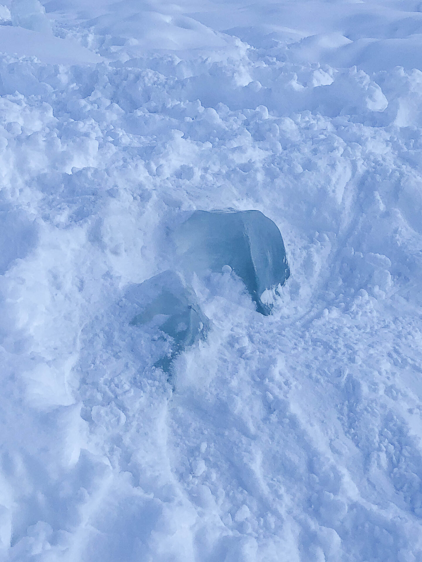 Banff ice blocks