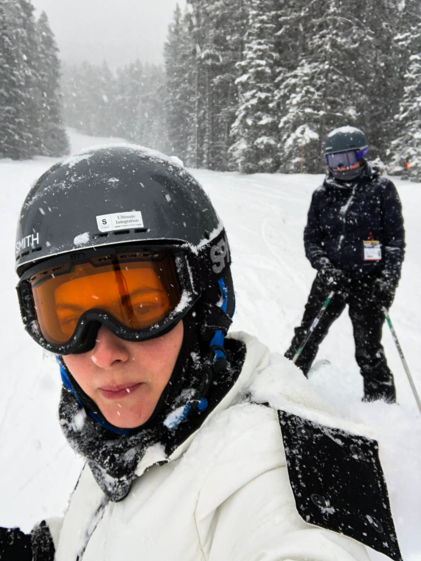 Banff skiers