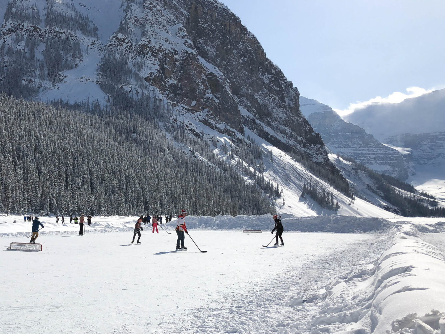 Lake Louise ice hockey fields