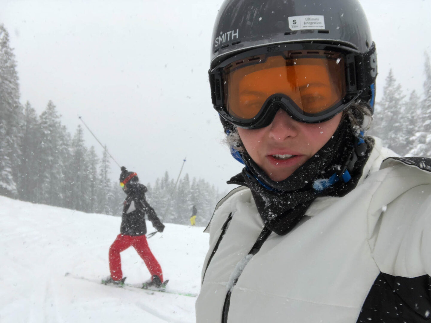 Lake Louise skiing fun