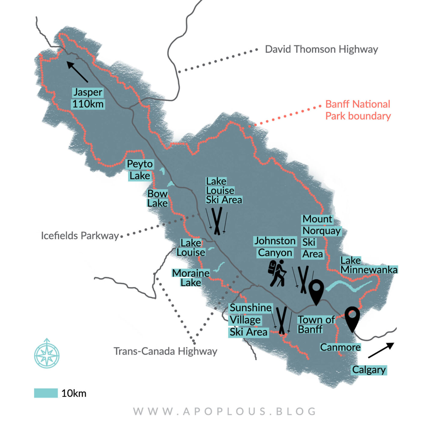 APOPLOUS-MAP-Banff-National-Park