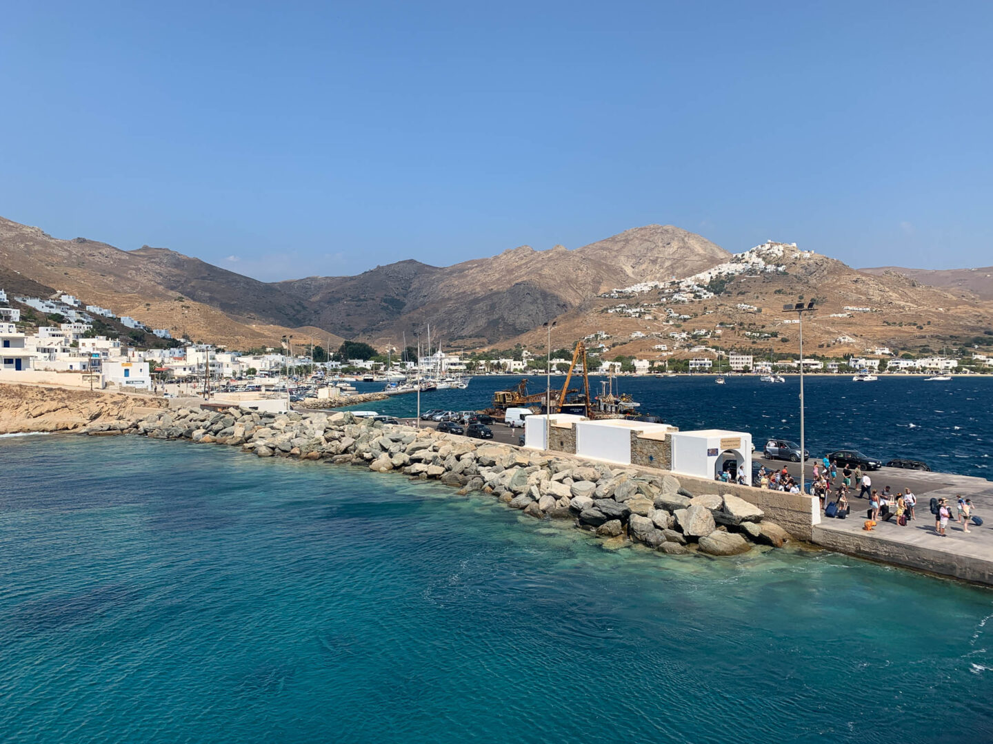 Serifos view from boat