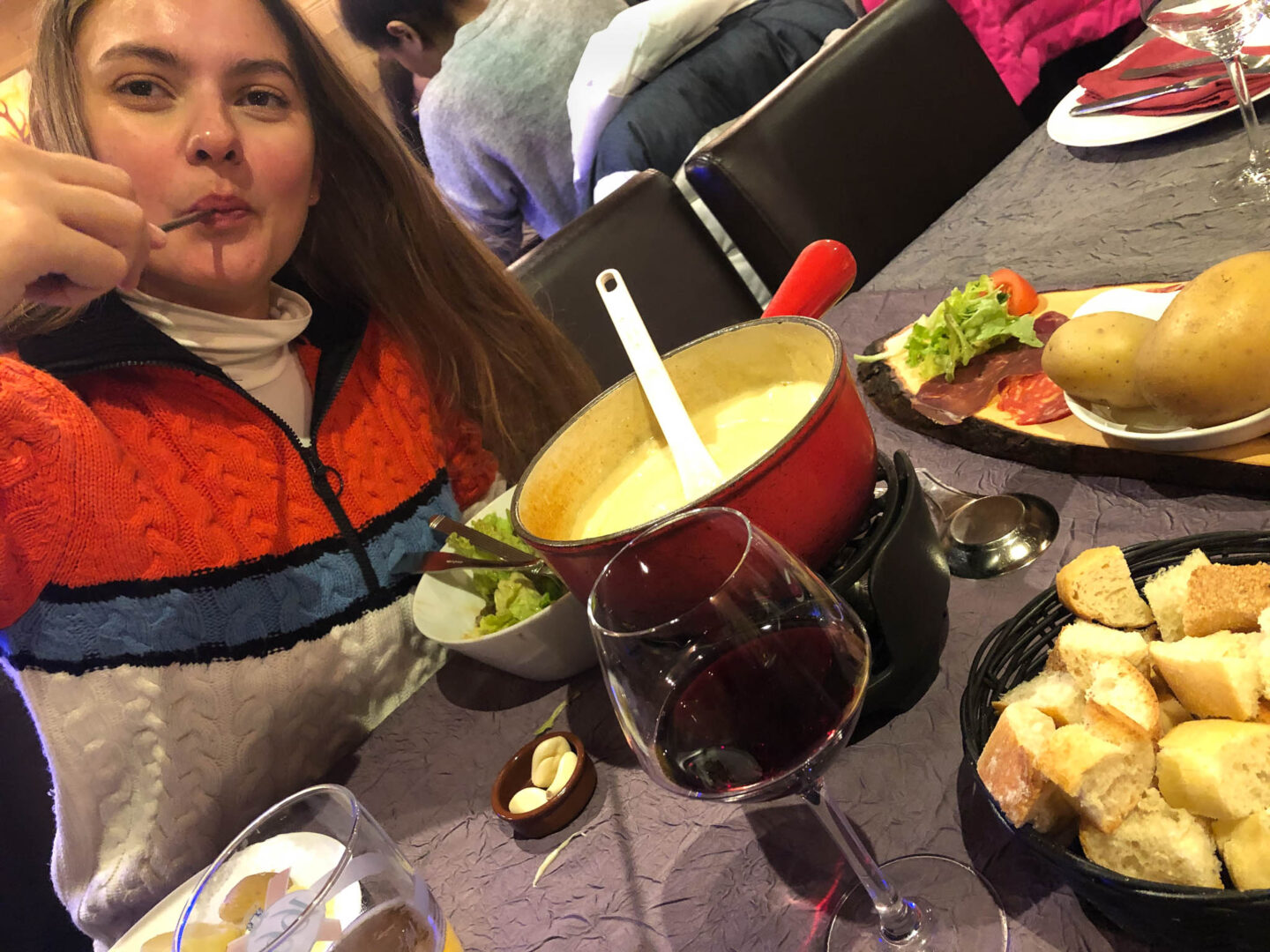 Alpe d Huez La Petite Tavern fondue