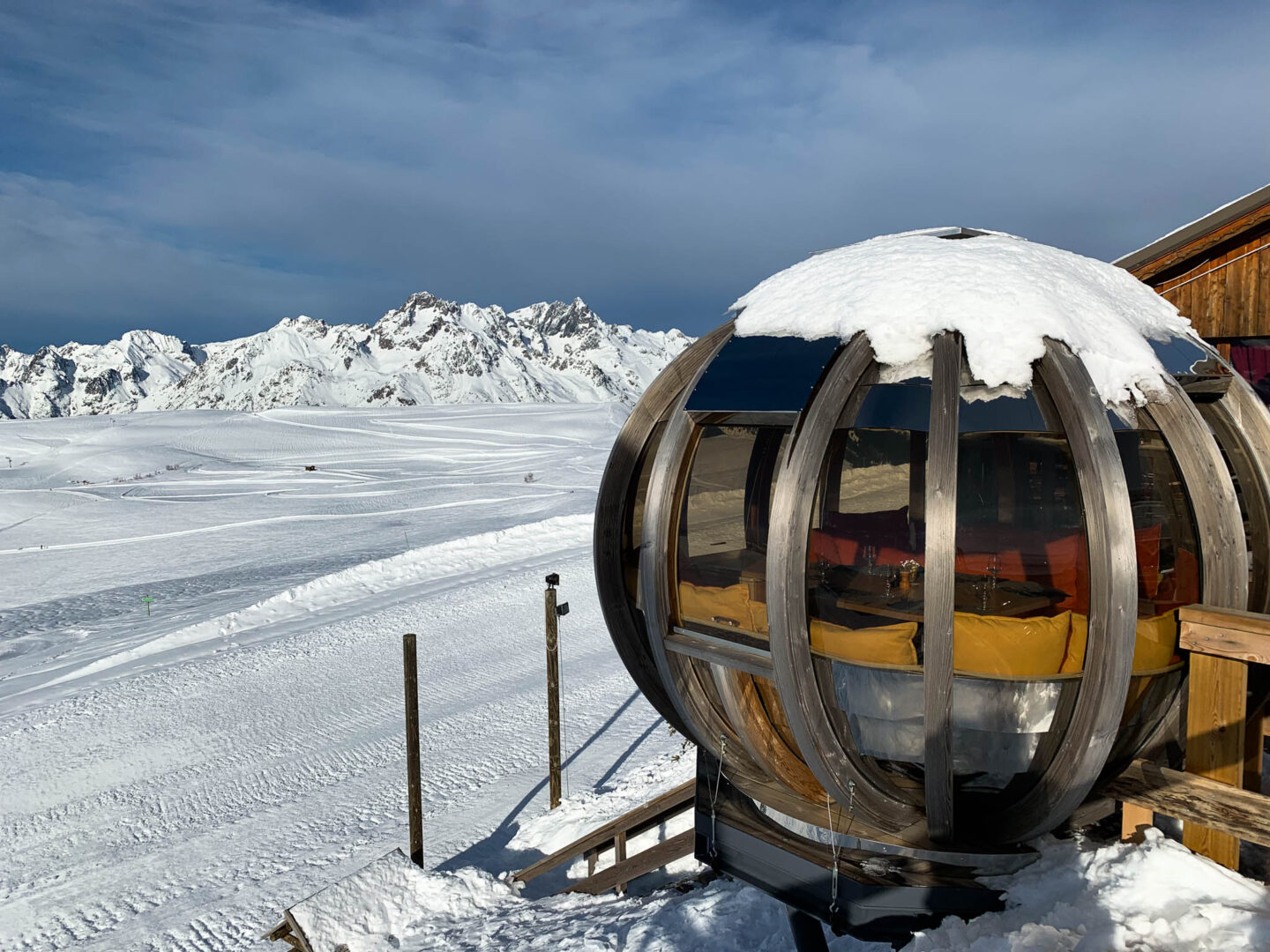 Alpe d Huez La Plage des Neiges bubble