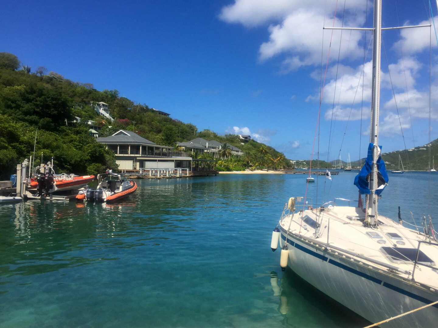 Antigua Falmouth harbour beach