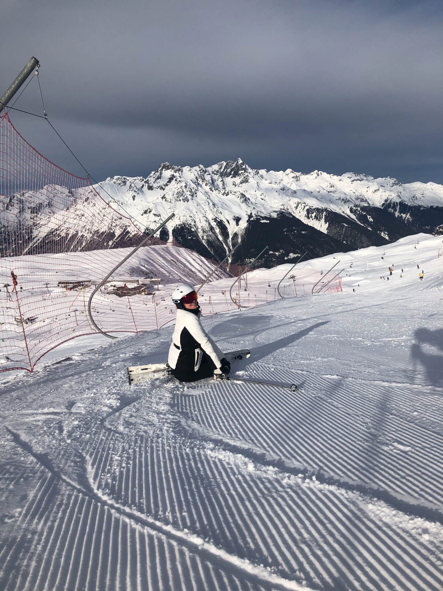 Alpe d Huez ski fail