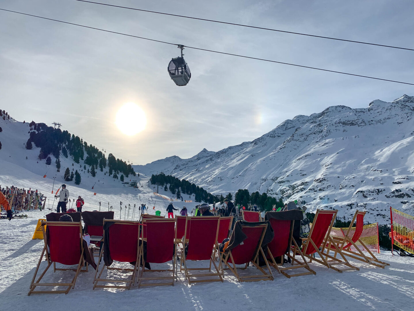 Obergurgl deckchairs