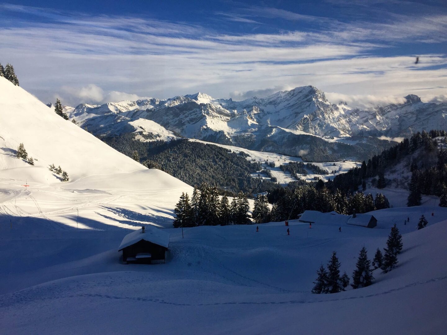 Villars mountainscape