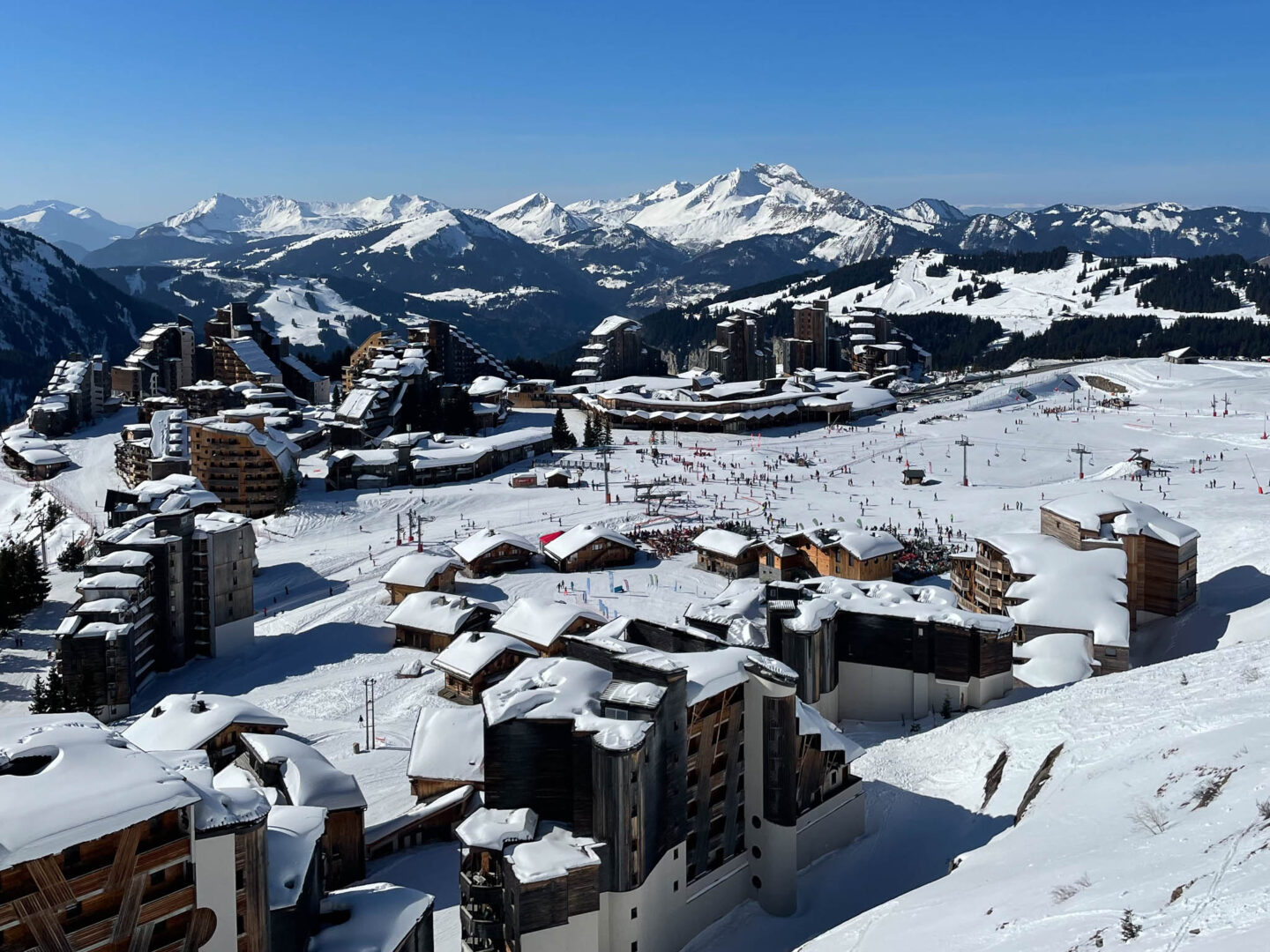 Skiing in Avoriaz