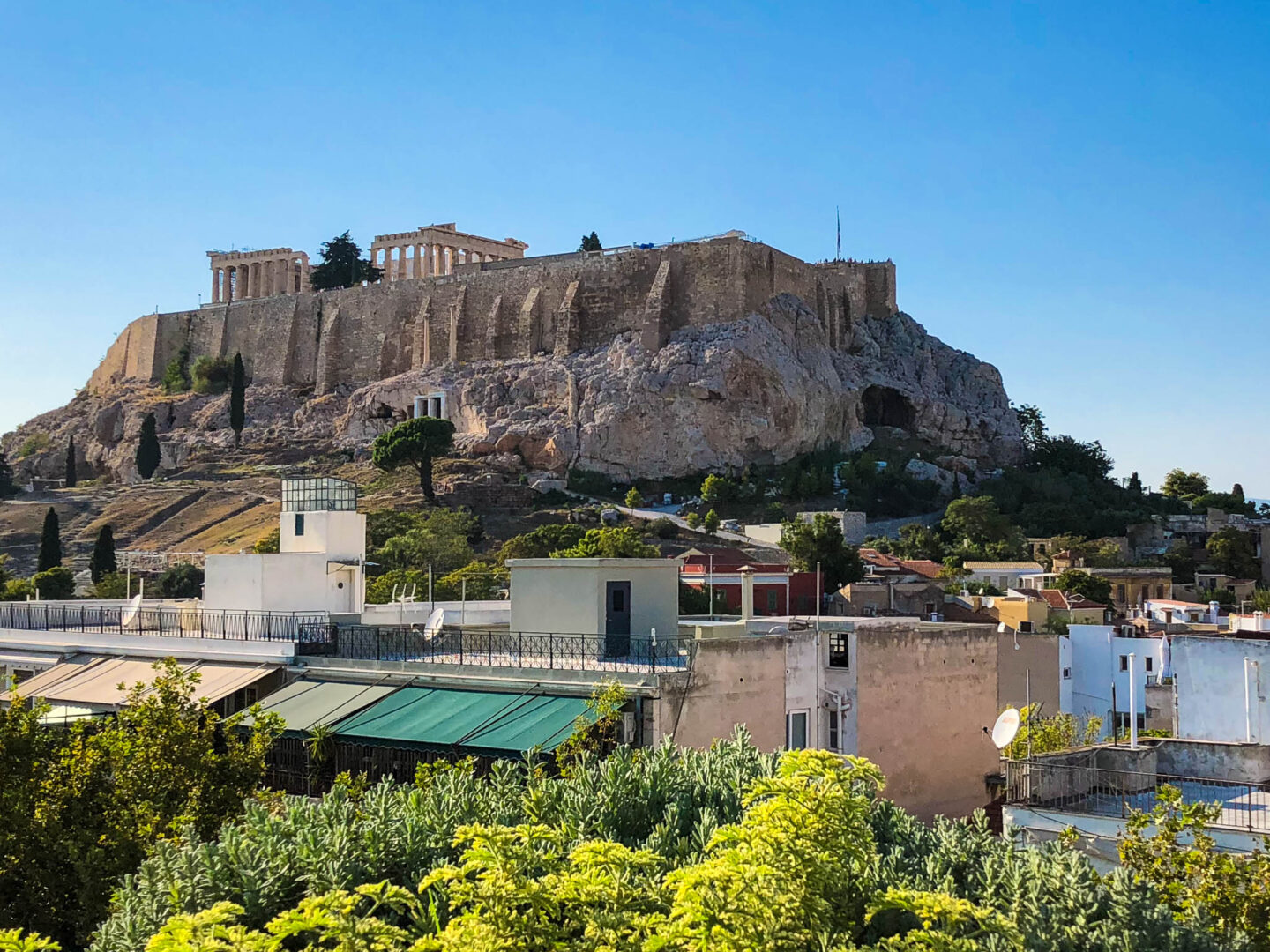 Athens Acropolis terraces