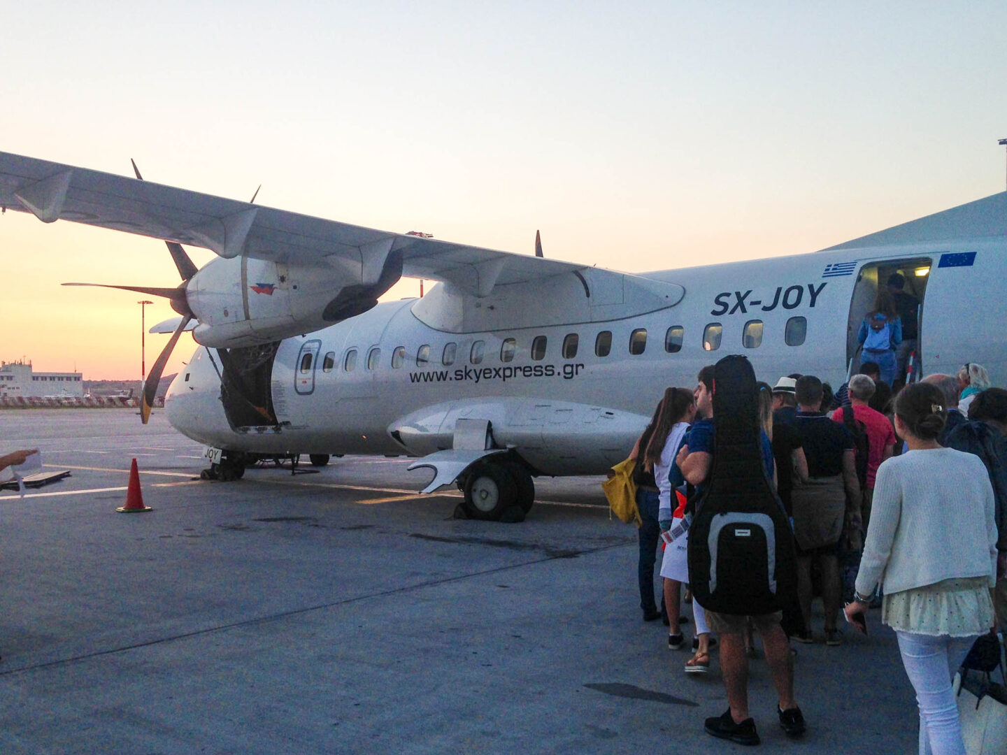 Astypalaia early morning flight