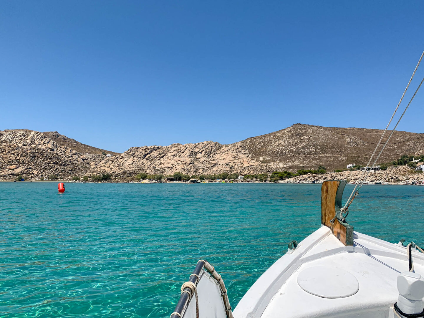 Paros Kolympethres boat ride