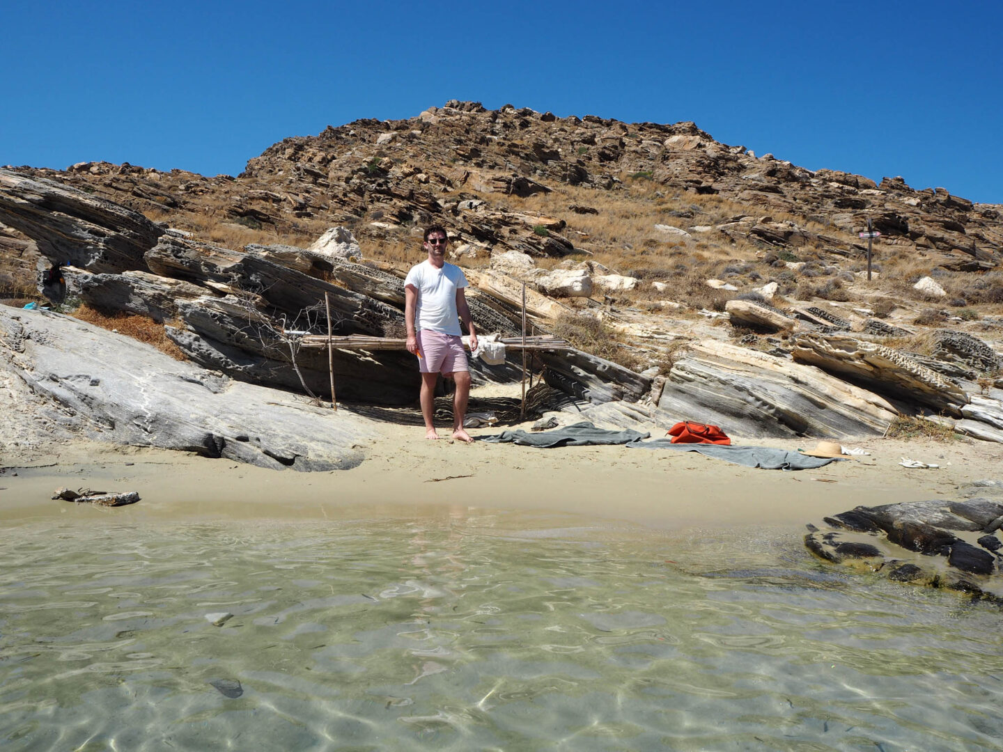 Paros Monastiri sandy cove