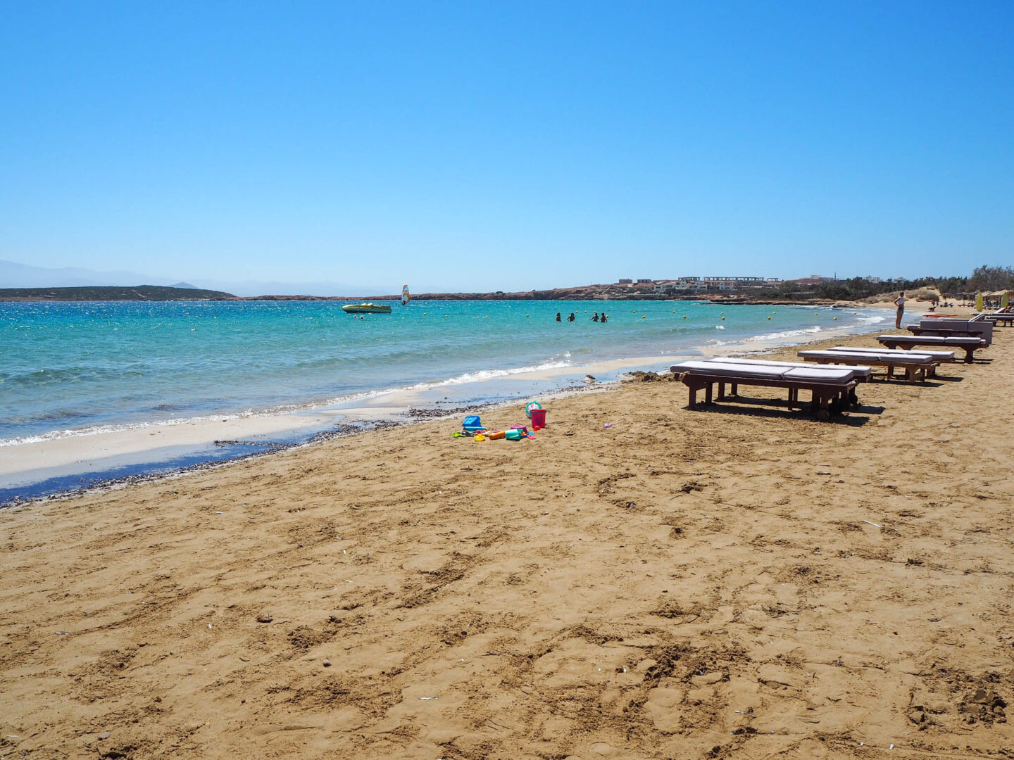 Paros Santa Maria sun loungers