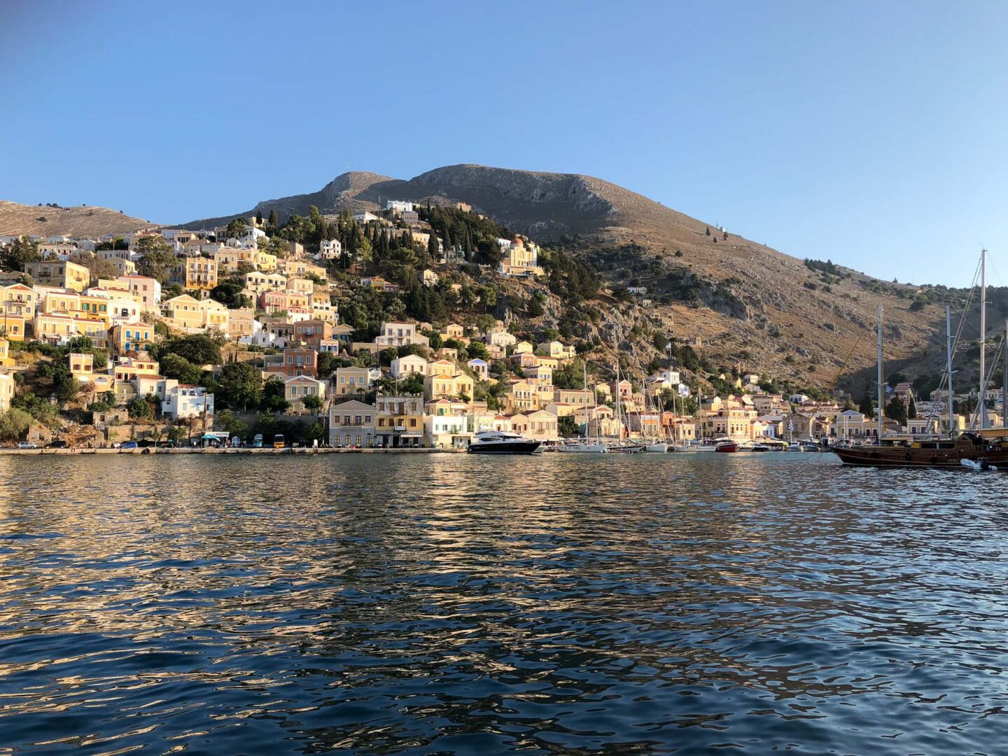 Boat to Symi Greece