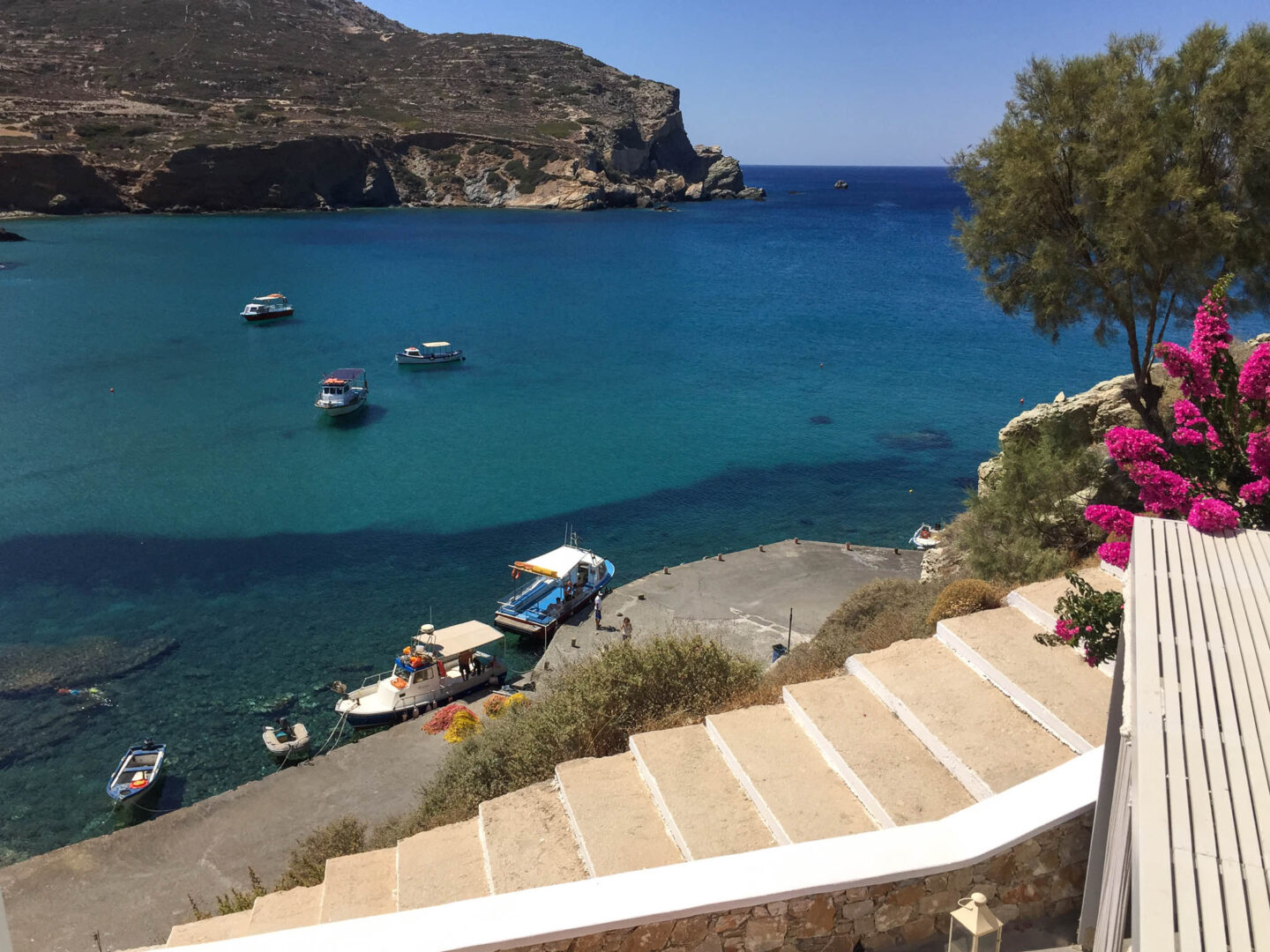 Folegandros Blue Sand hotel view