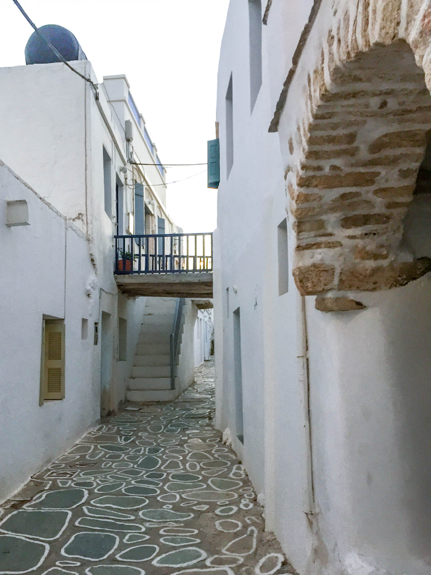 Folegandros Chora cobblestone