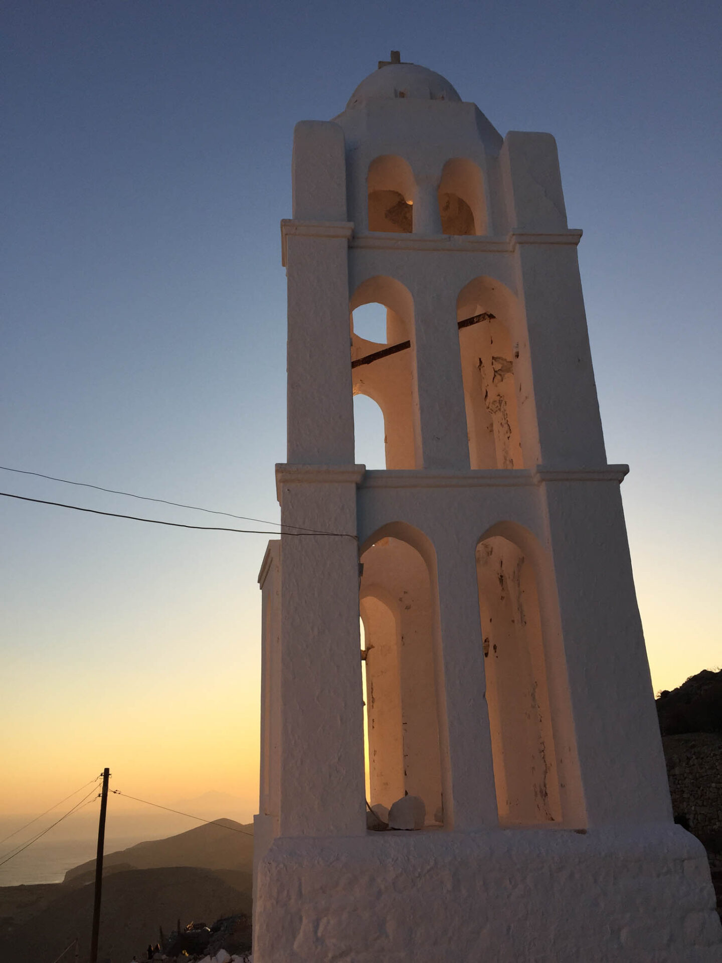 Folegandros Church of Panagia bell tower