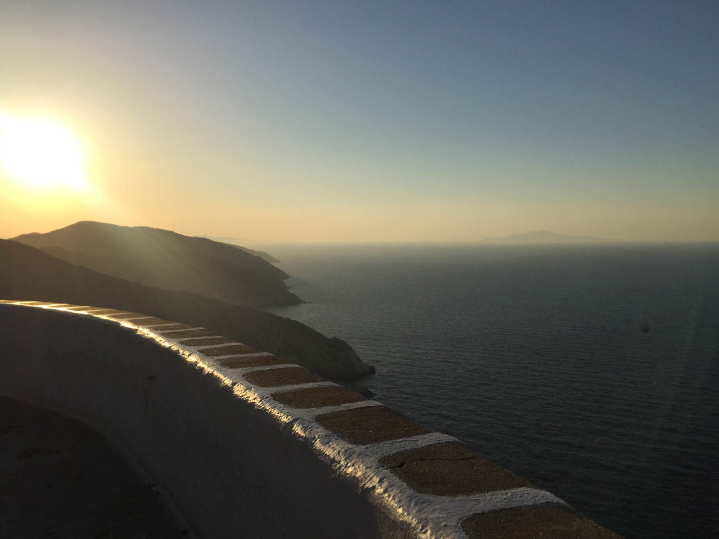 Folegandros sunset path