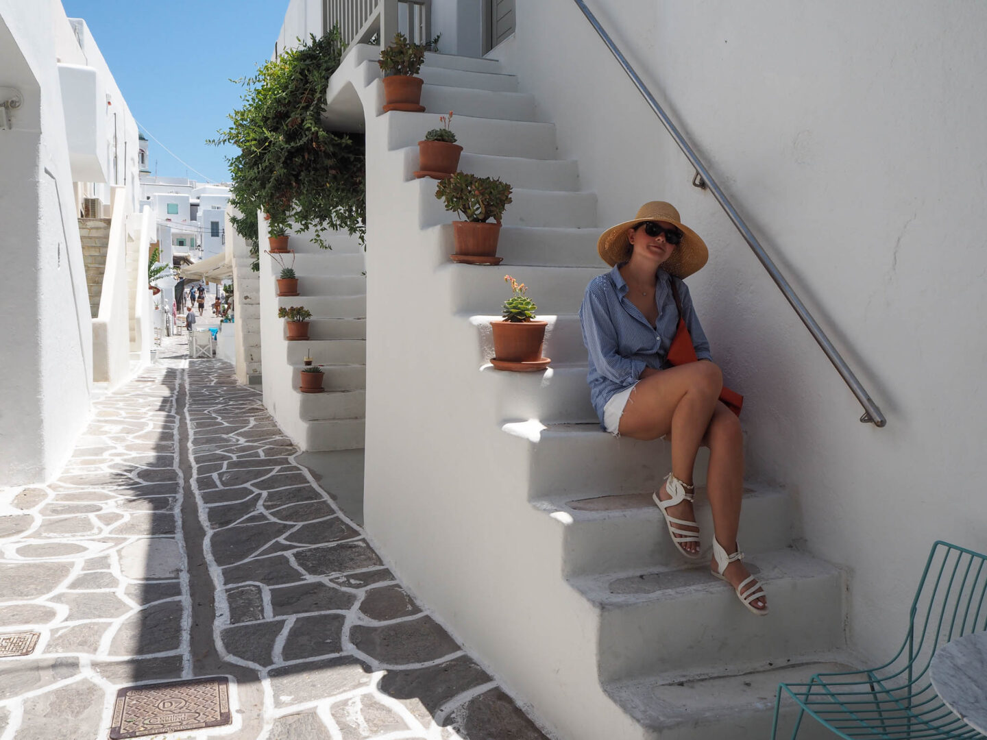 Paros Naousa steps