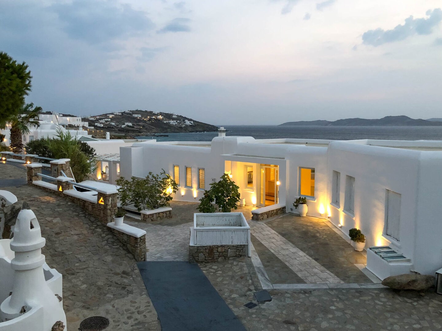 Mykonos evening view