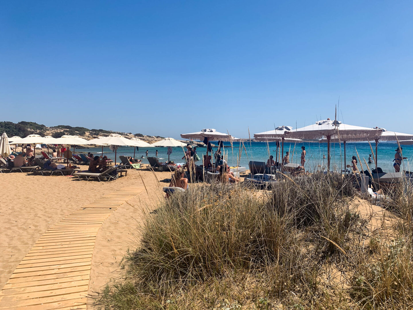 Paros small Santa Maria sand dunes