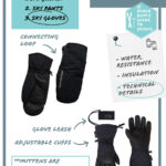 Ski packing list Ski gloves details