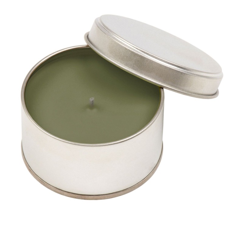 Muji Tin Candle Log Fire