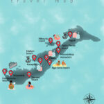 Amorgos Greece Travel Map