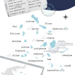 Apoplous Greece Map Cyclades Islands