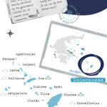 Apoplous Greece Map Dodecanese Islands