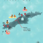 Hydra Greece Travel Map