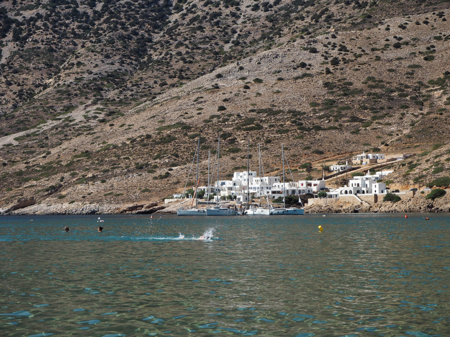 Sifnos Greece Kamares swimmer