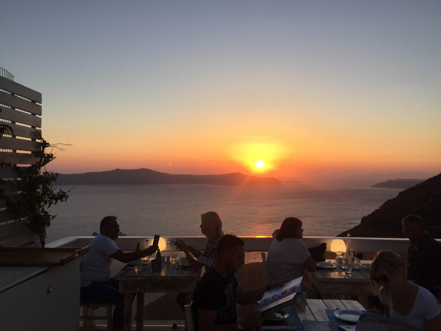 Santorini Fira sunset