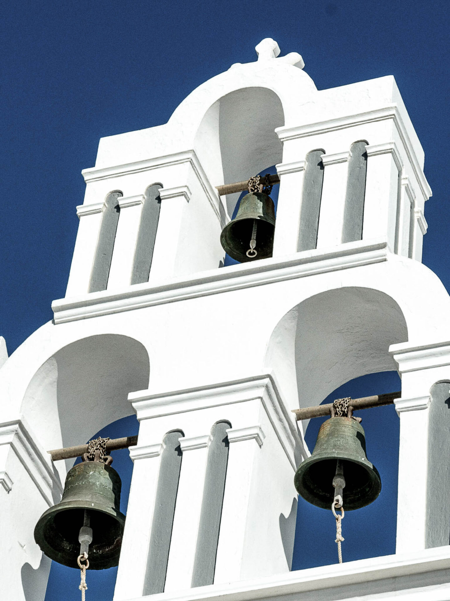 Santorini Fira three bells