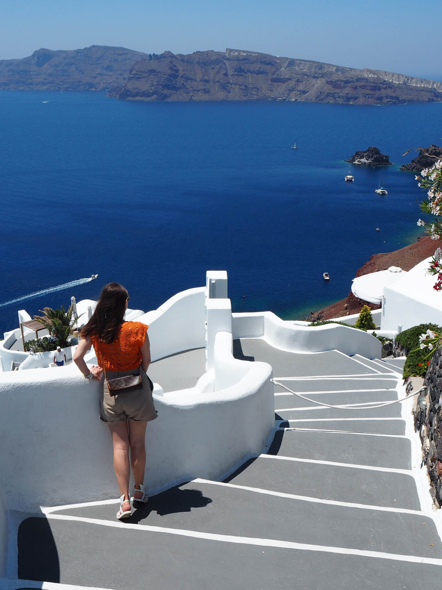 Santorini Oia steps